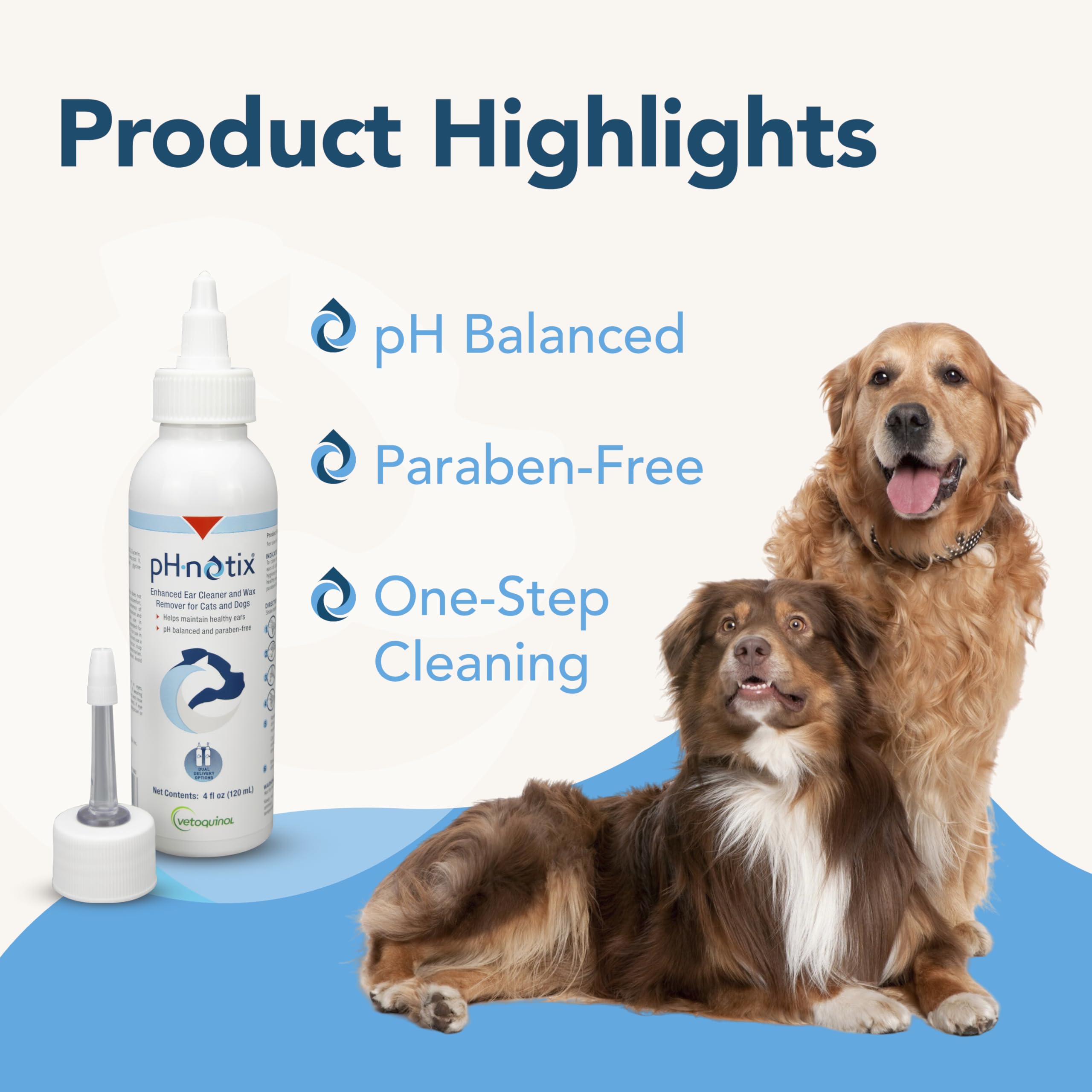 Vetoquinol pH•notix wax removal helps keep ear canals clear