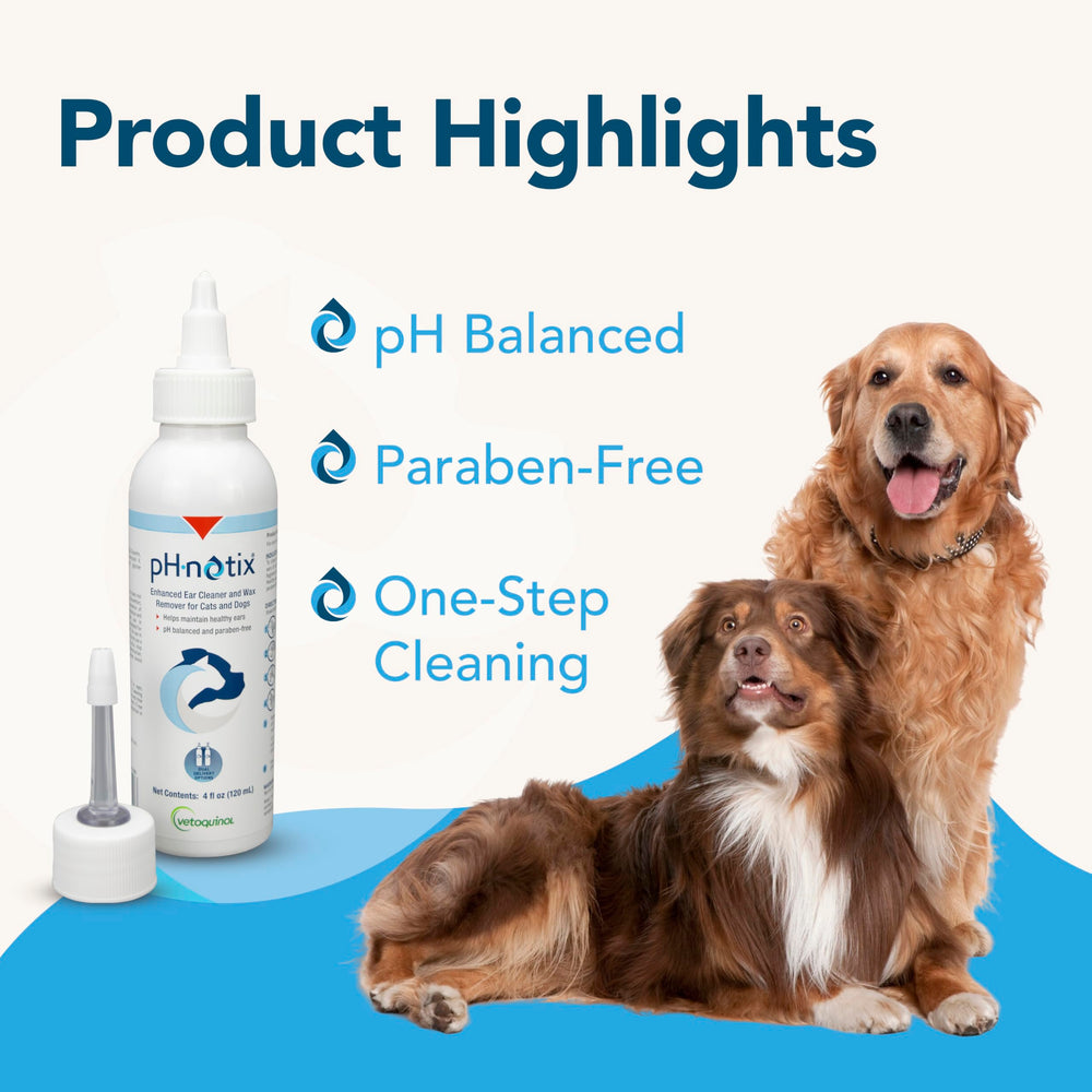 Vetoquinol pH•notix wax removal helps keep ear canals clear