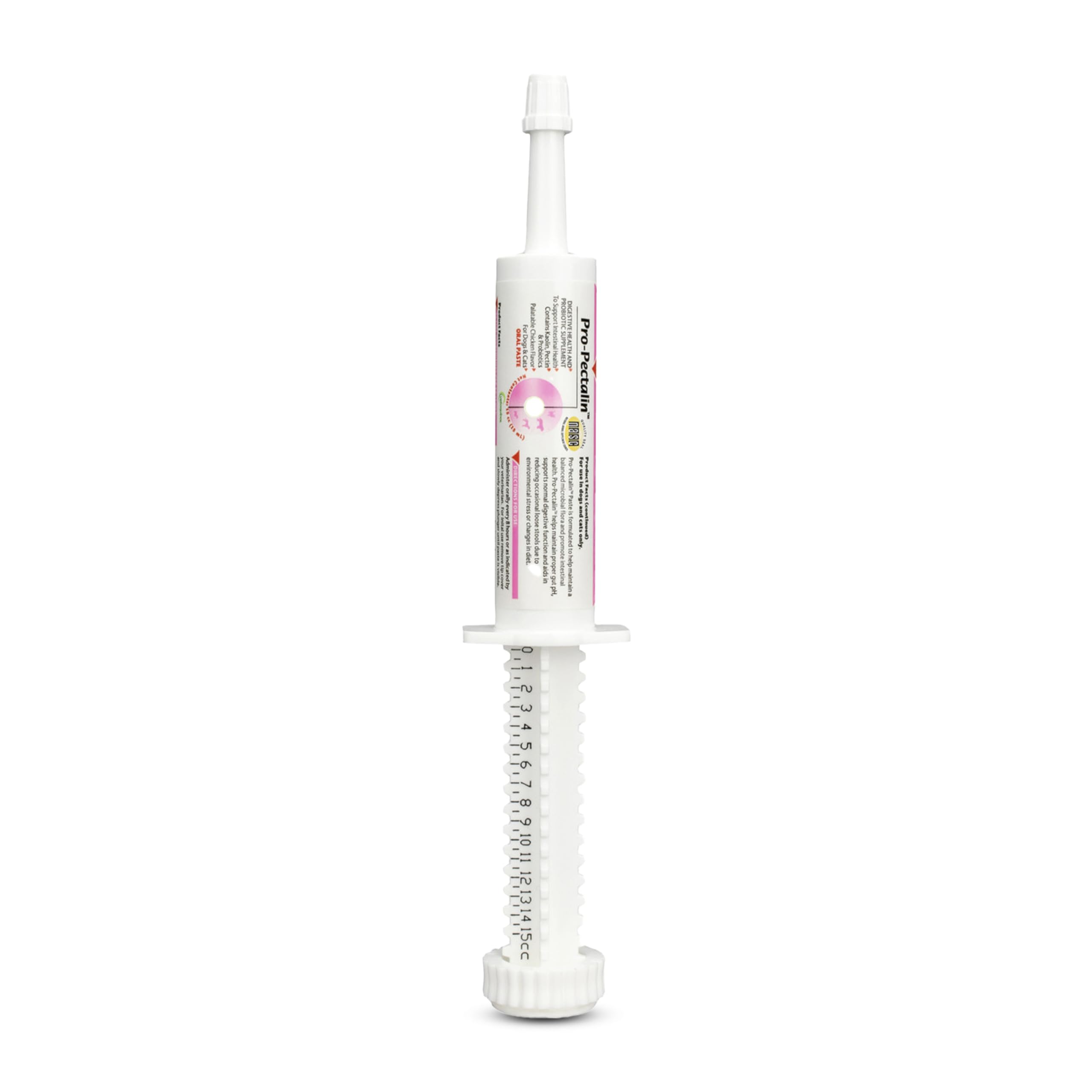 Vetoquinol Pro-Pectalin oral paste application for dogs and cats eases occasional diarrhea.