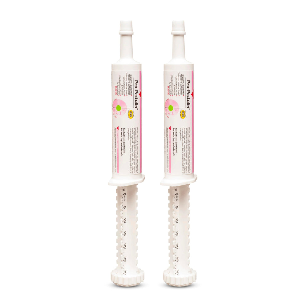 Vetoquinol Pro-Pectalin packaging box signals reliable situational diarrhea relief for pets.