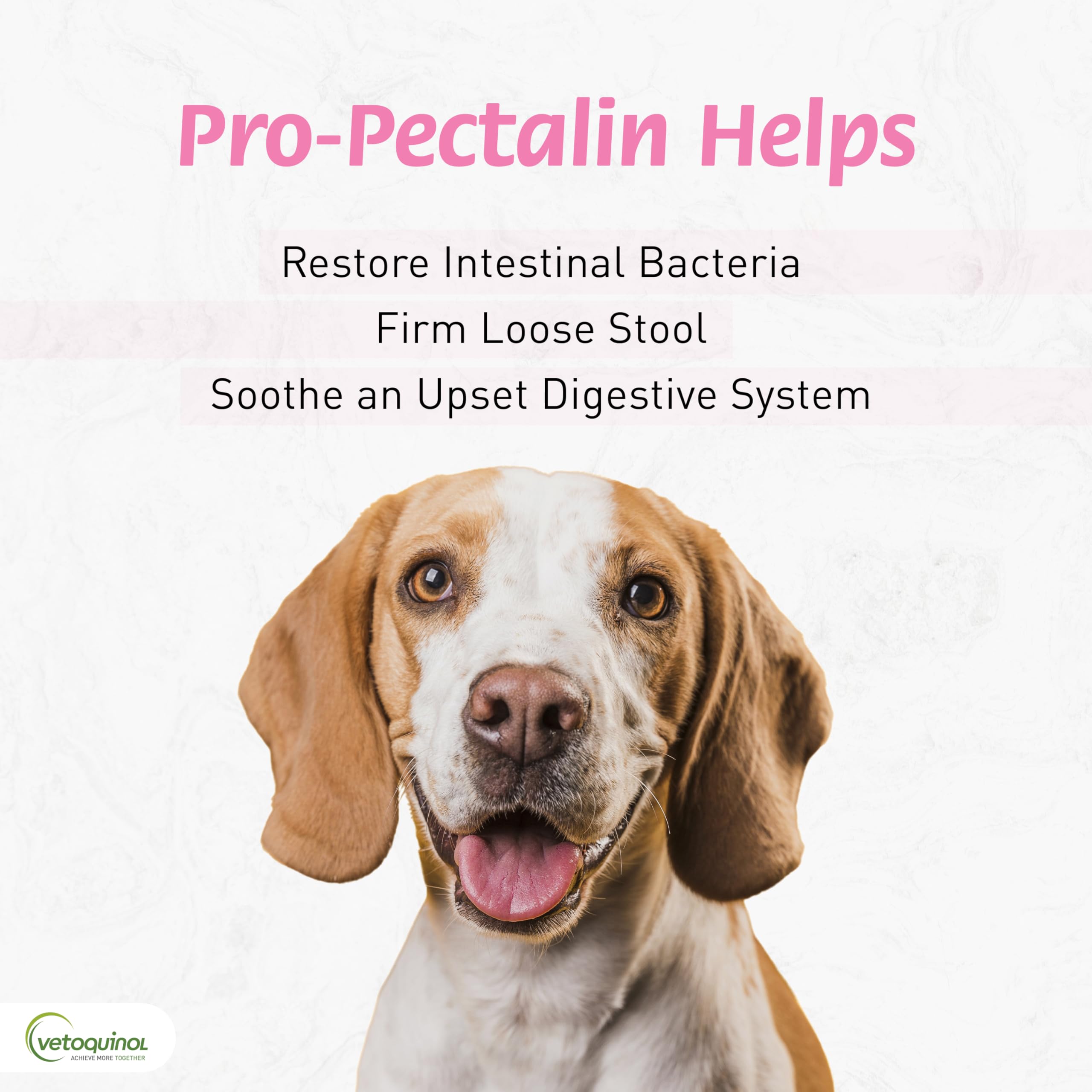 Vetoquinol Pro-Pectalin paste for dogs helps firm stools.
