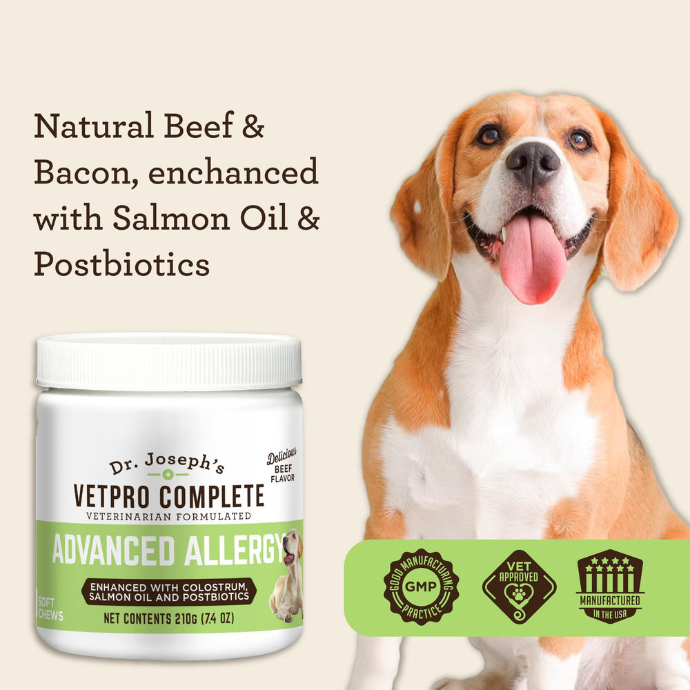 VetPro Complete Advanced Allergy skin and coat support for dogs