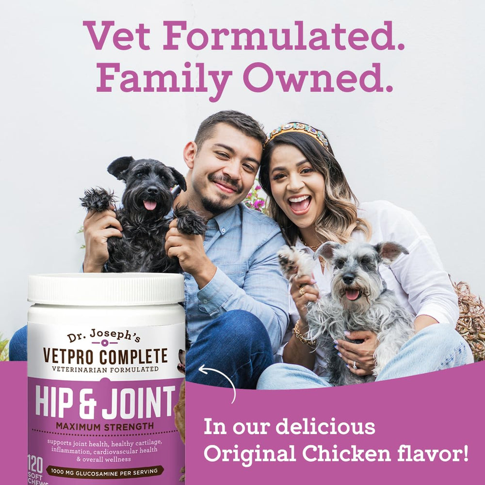 VetPro Complete omega-3 source emphasizes heart health and a healthy coat.