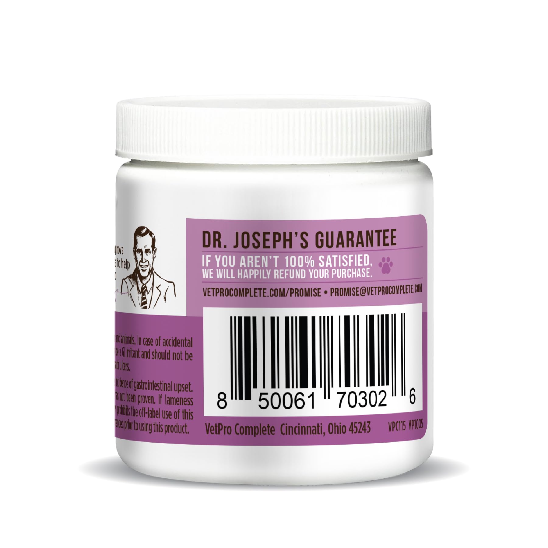 VetPro Complete 60-count packaging on shelf illustrates convenient daily use.