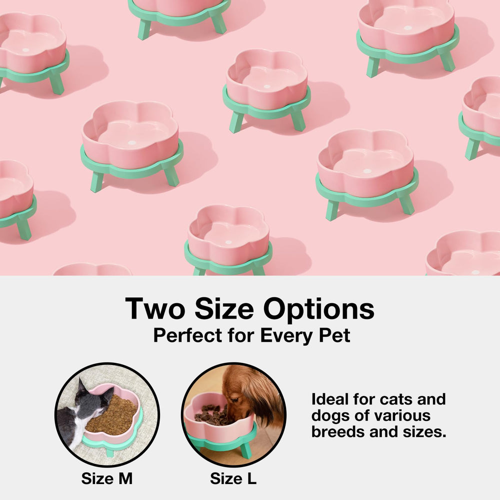 VETRESKA cat-dog-friendly-elevated-bowl suitable for multi-pet homes