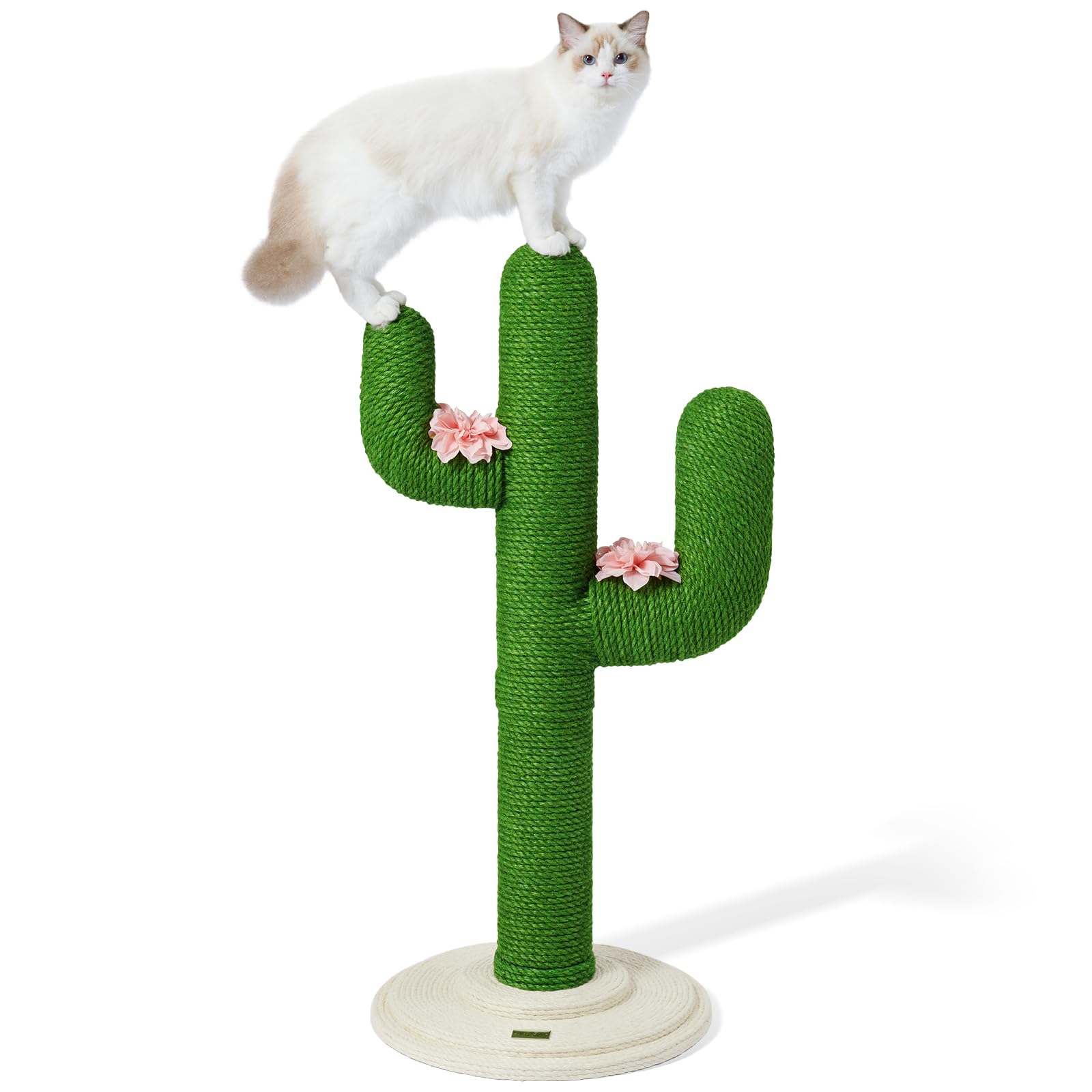 VETRESKA cat scratching post cactus 41-3 inch tall durable jute surface