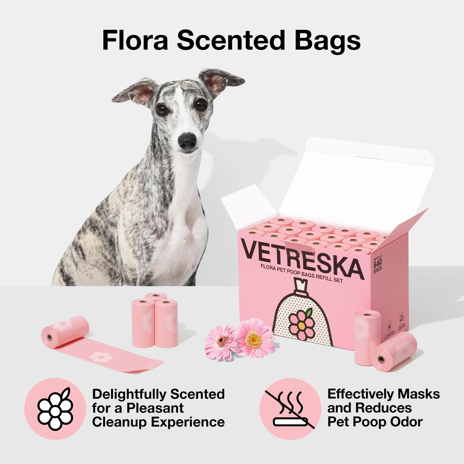 VETRESKA leak-proof extra thick bags for reliable protection