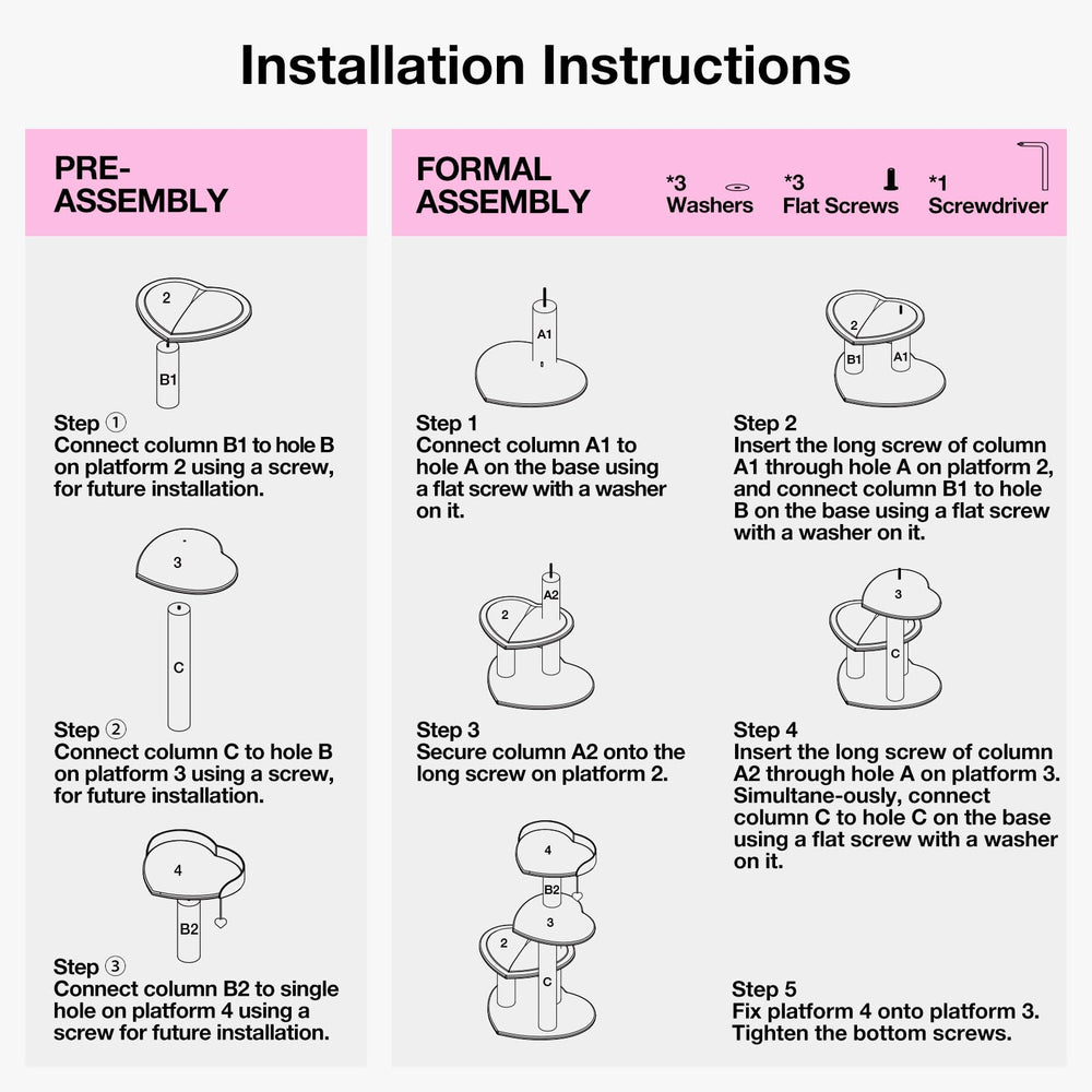 VETRESKA pink cat tree in living room demonstrates furniture protection benefits.