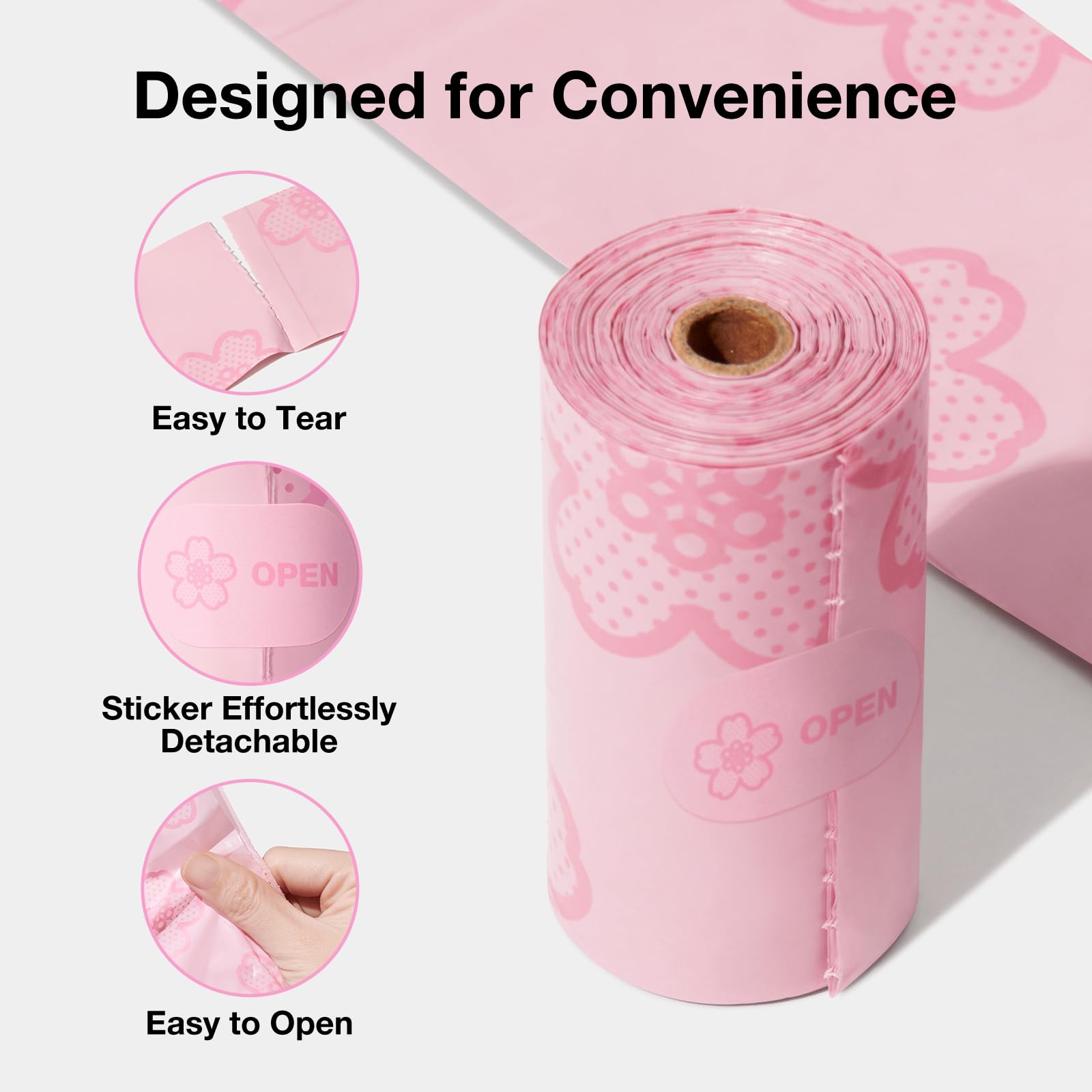 VETRESKA 20-roll box shows 300 bags and 15 bags per roll