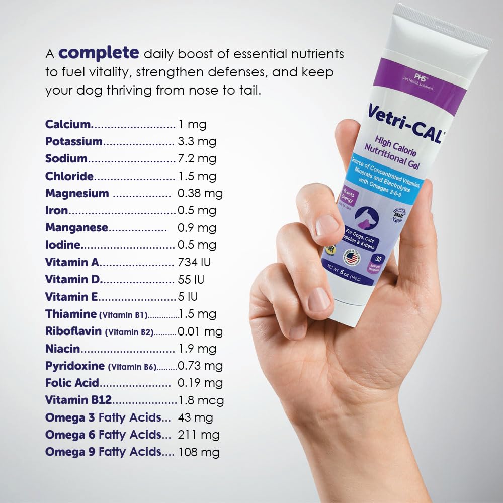 Vetri-Cal enriched formula supporting immune and vitality