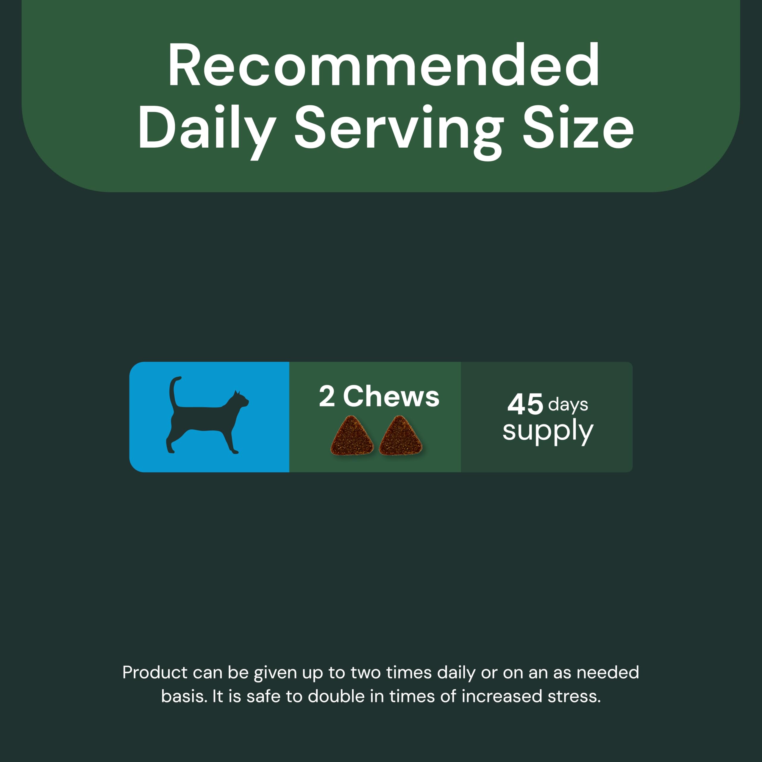 VetriScience UT Health Chews cat-chewing action demonstrates easy administration.
