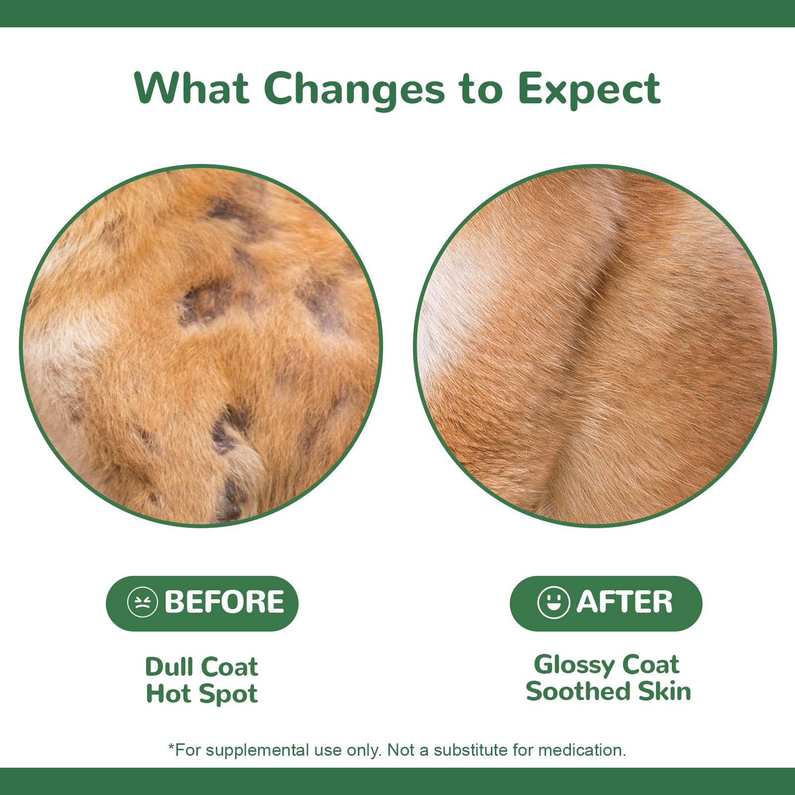 Vetriuntrix Dog Allergy Chews packaging emphasizes grain-free formula.