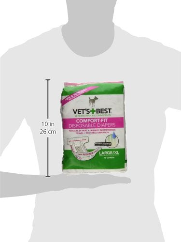 Vet's Best Comfort-Fit dry-comfort scene shows a calm, comfortable dog.