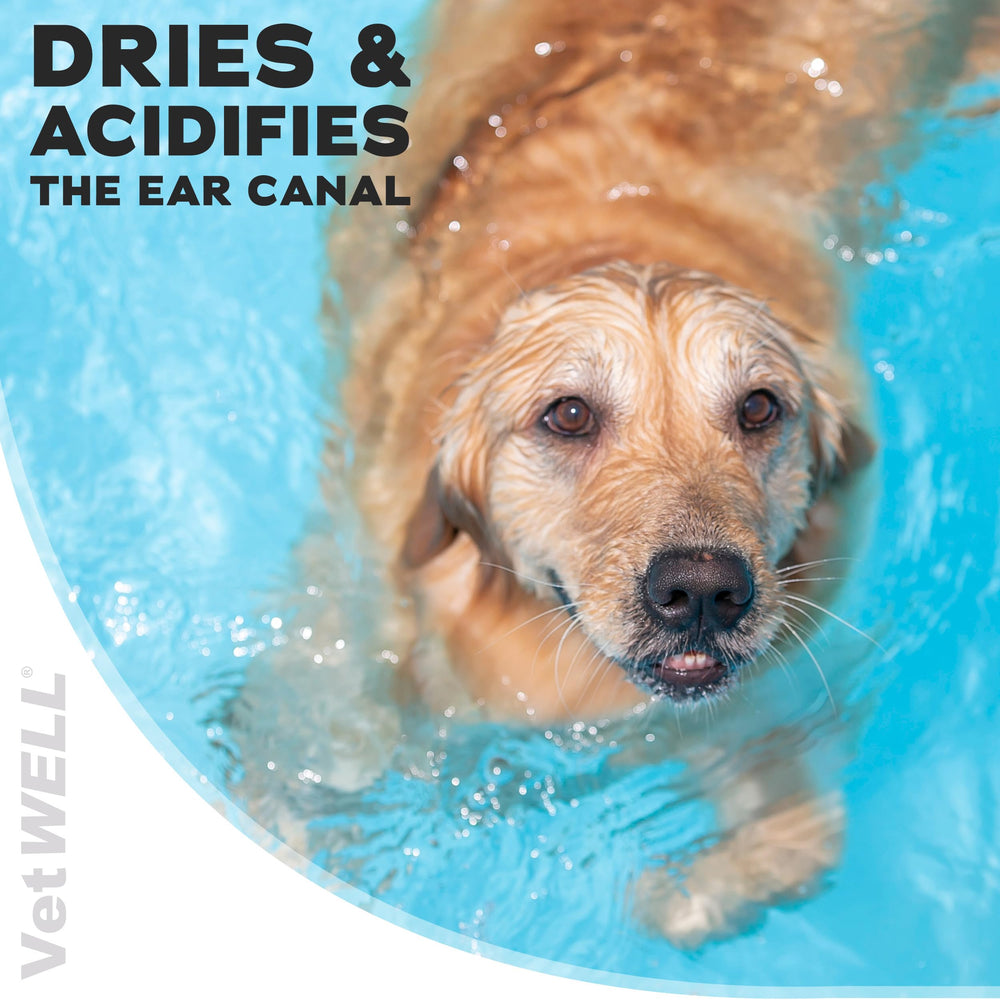 VetWELL Ear Cleaner manufactured in USA facilities ensuring quality and safety.