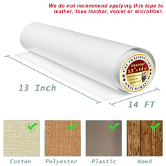 Vexong car seat protection tape applied to car seat edge for travel