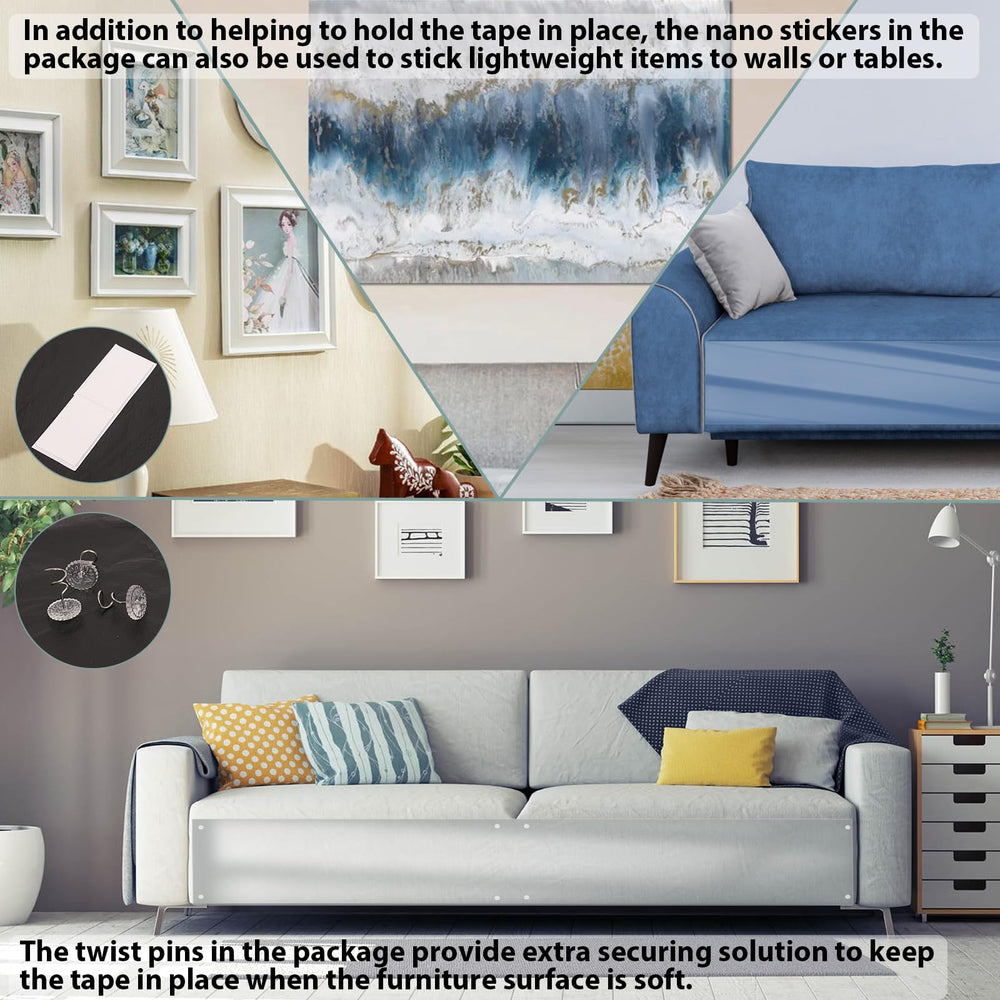Vexong invisible furniture protection tape shielding surface during use