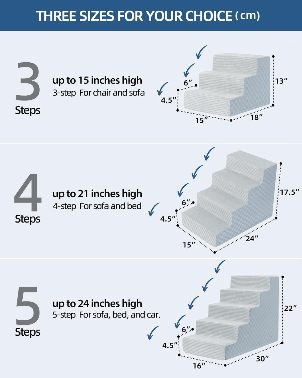 Vfrog dog stairs outer cover is washable for easy cleaning