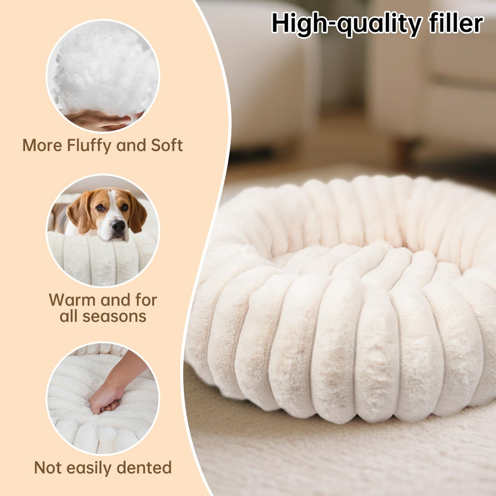Vhen When Donut Bed dense cotton filling cushions for longer naps