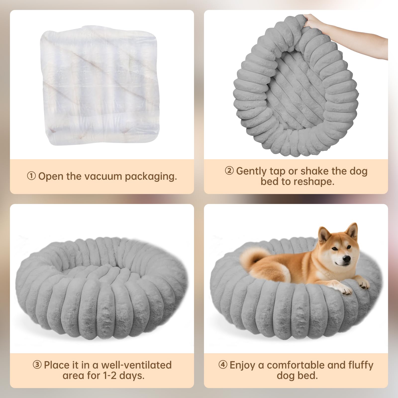Vhen When small dog and cat lounging uses this cozy bed for quiet naps