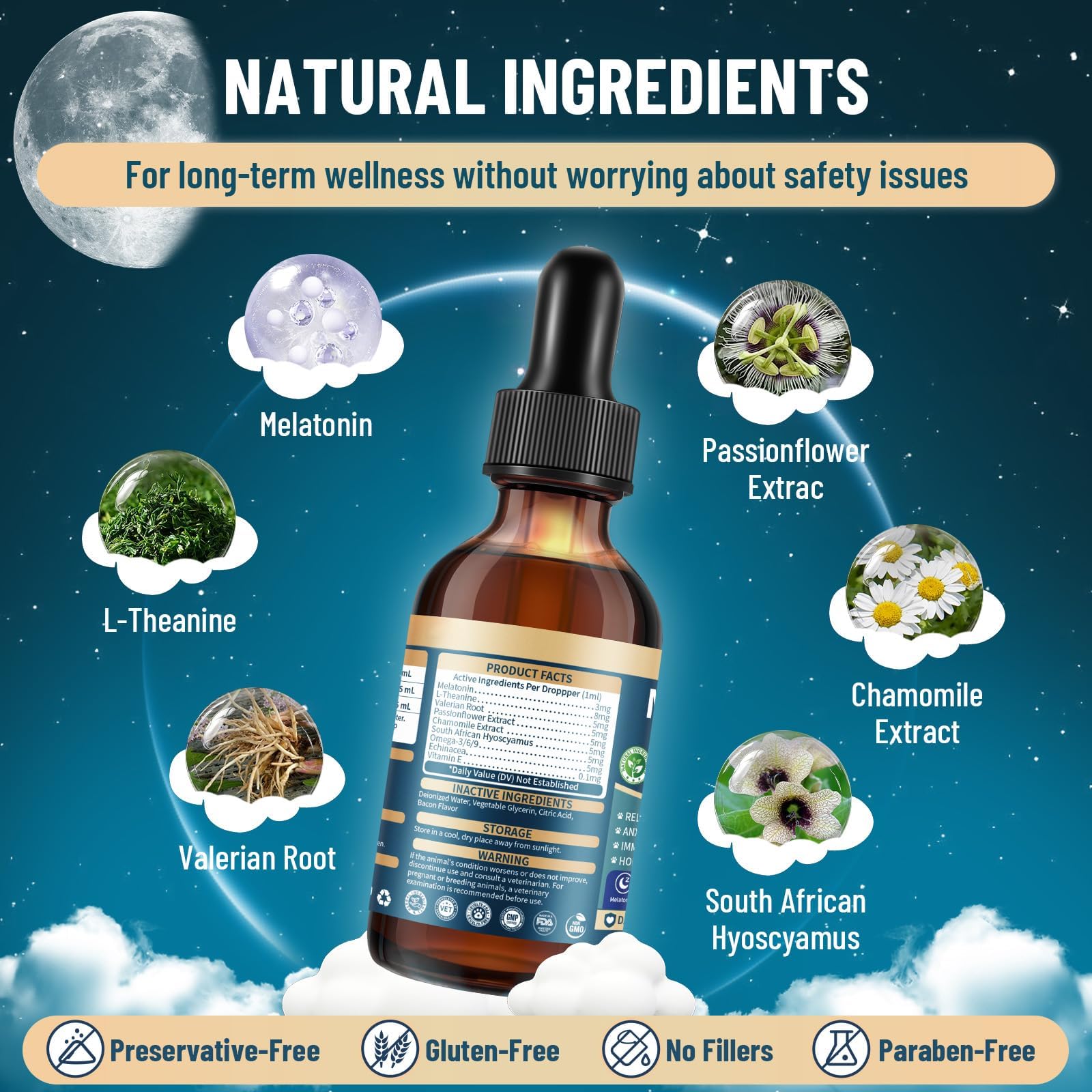 VICSOM dog sleep aid promotes calmer nighttime routines.