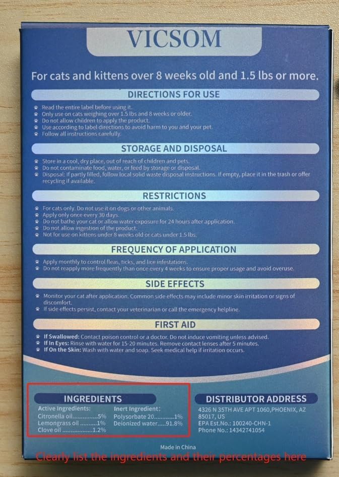 VICSOM topical-drops-apply-on-contact image highlights hassle-free flea control.
