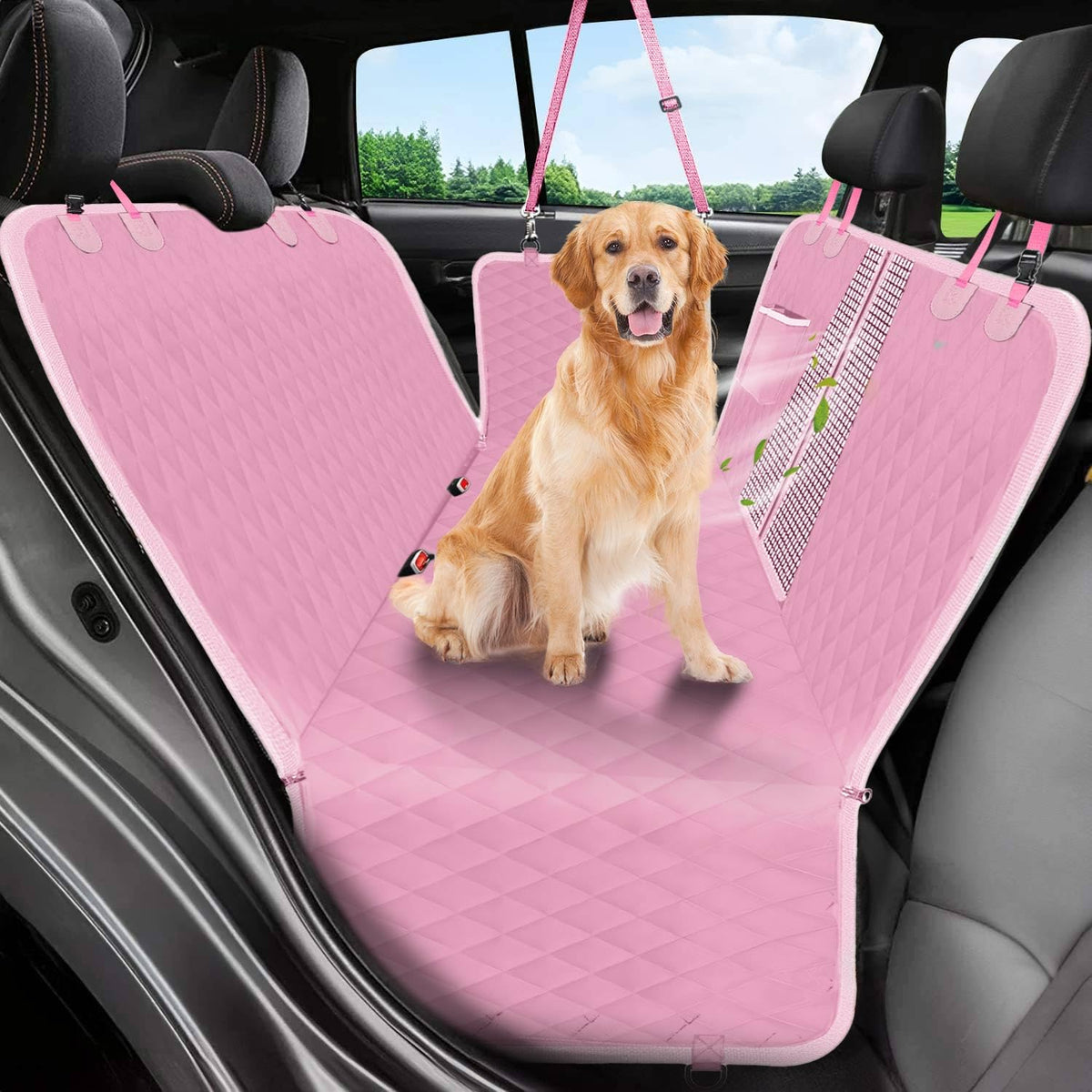 Victoper dog car seat cover heavy durability protects seats from wear