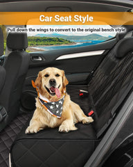 Victoper dog car seat cover storage bag helps organize pet essentials