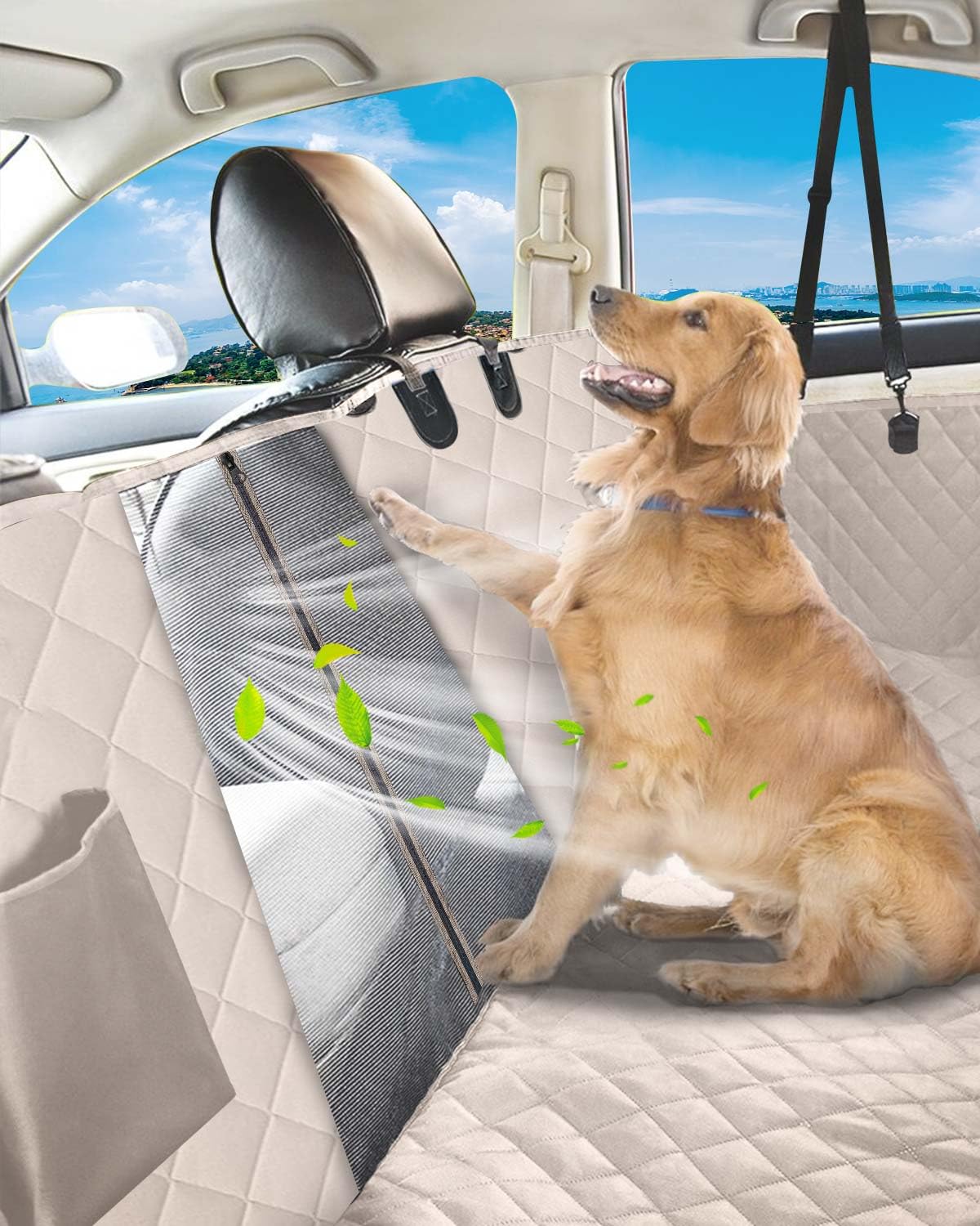 Victoper dog seat cover easy-install design saves setup time