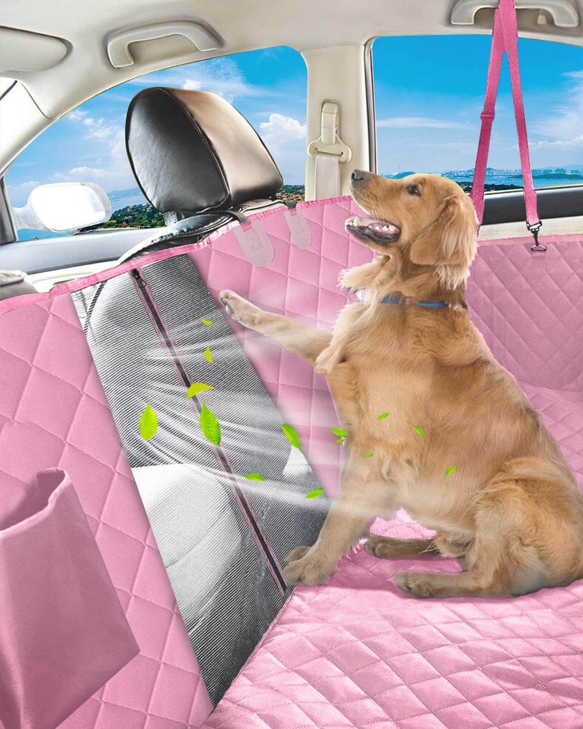 Victoper dog seat cover easy install remove offers flexible setup options for quick road trips
