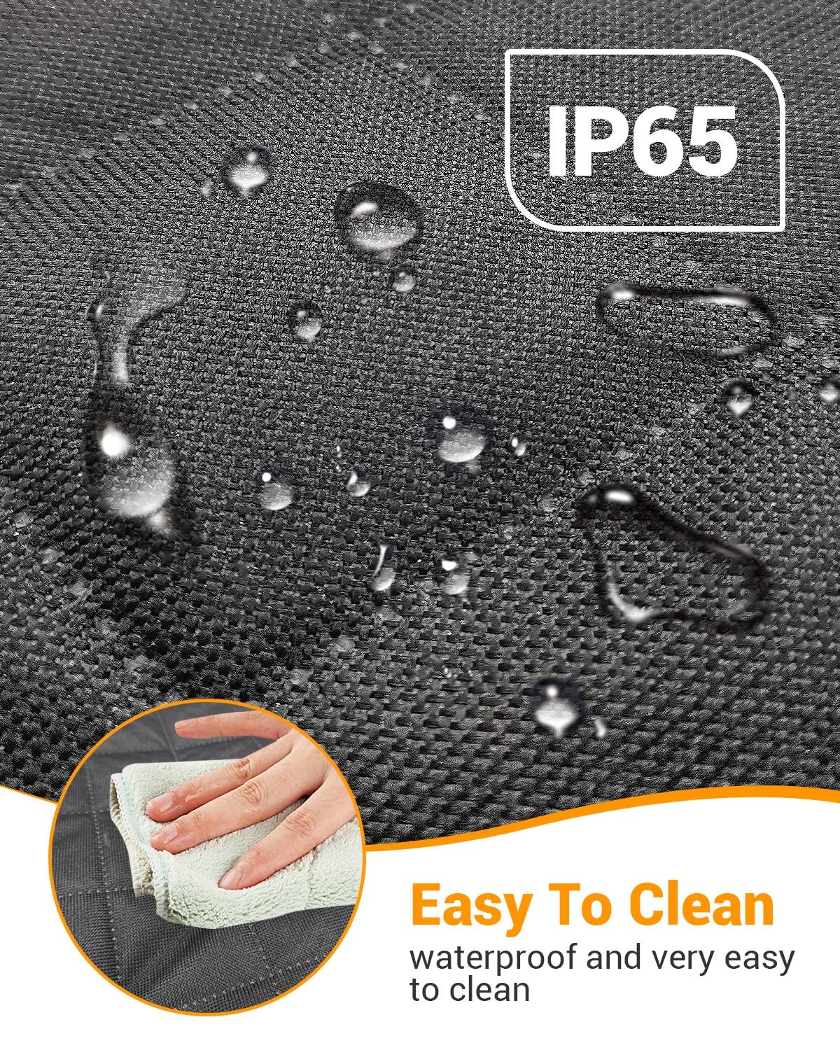 Victoper dog seat cover nonslip underside prevents shifting during bumps