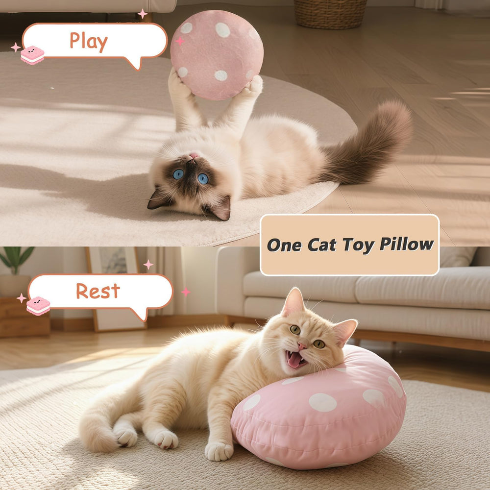 VIEFIN Cat Couch foam-fill delivers head and neck support for restful lounging.