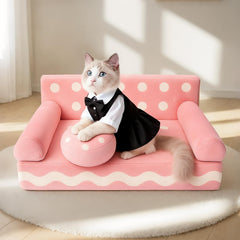 VIEFIN Cat Couch soft pillow highlights nap comfort and cuddly lounging.