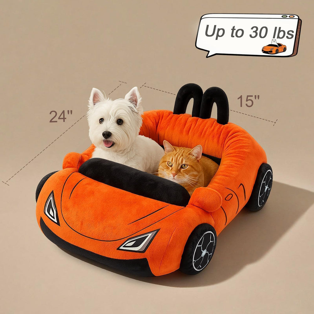 VIEFIN Cute Cat Beds supports comfortable lounging for small pets under 30 pounds.