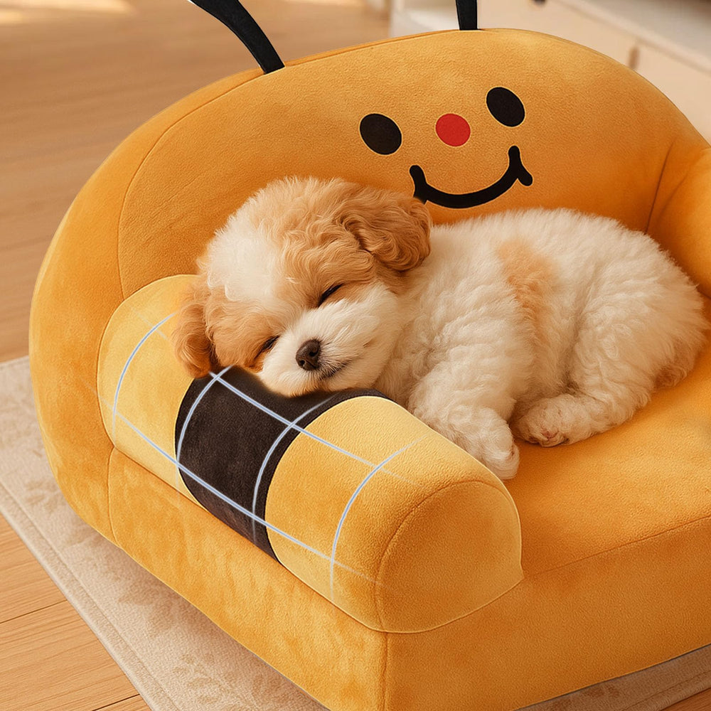 VIEFIN Foam Fill Cat Bed delivers plush cushioning for comfortable lounging.