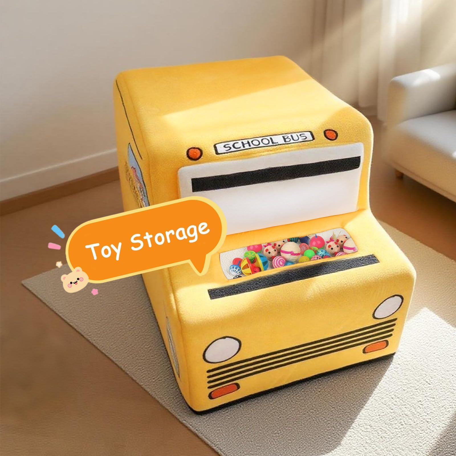 Viefin washable pet bed simplifies cleanup after playtime.