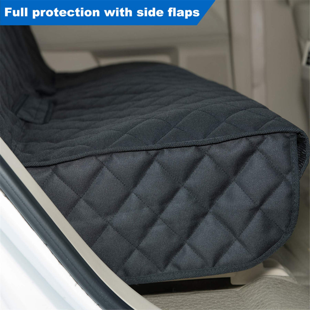 ViewPETS bench seat cover dog-protection interior keeps upholstery safe during adventures.