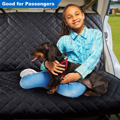 ViewPETS bench seat cover non-slip mesh provides secure grip to prevent shifting during road trips.