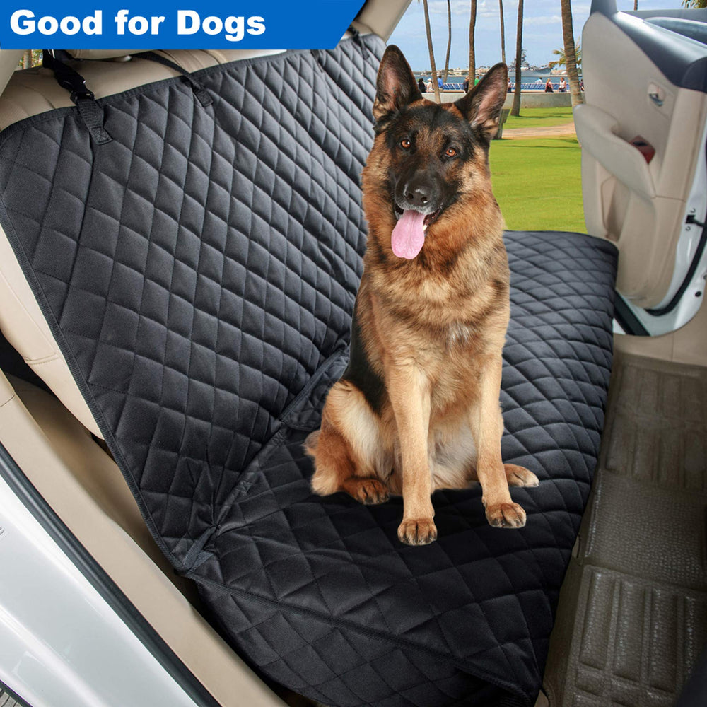 ViewPETS bench seat cover side-flaps provide edge protection against dirt and hair.