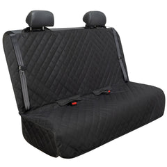 ViewPETS bench seat cover waterproof protects car seats from spills and pet fur.