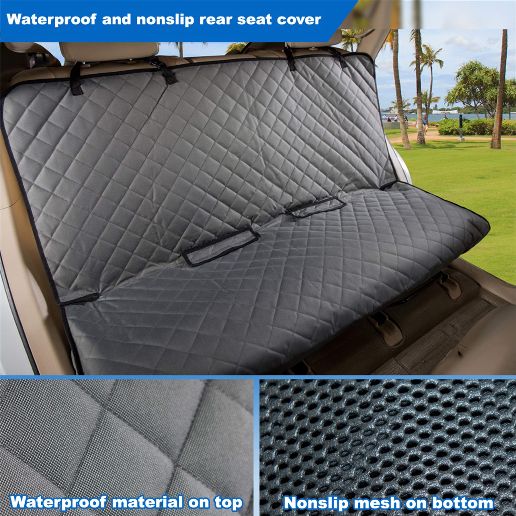 ViewPets installation straps and headrests enable quick, secure fit.