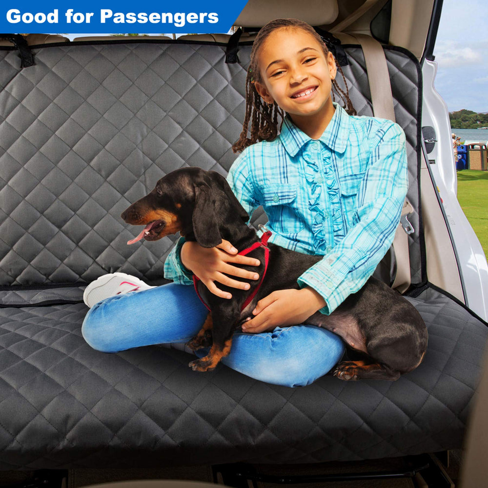 ViewPets seat anchors and non-slip mesh system keep the cover in place during travel.