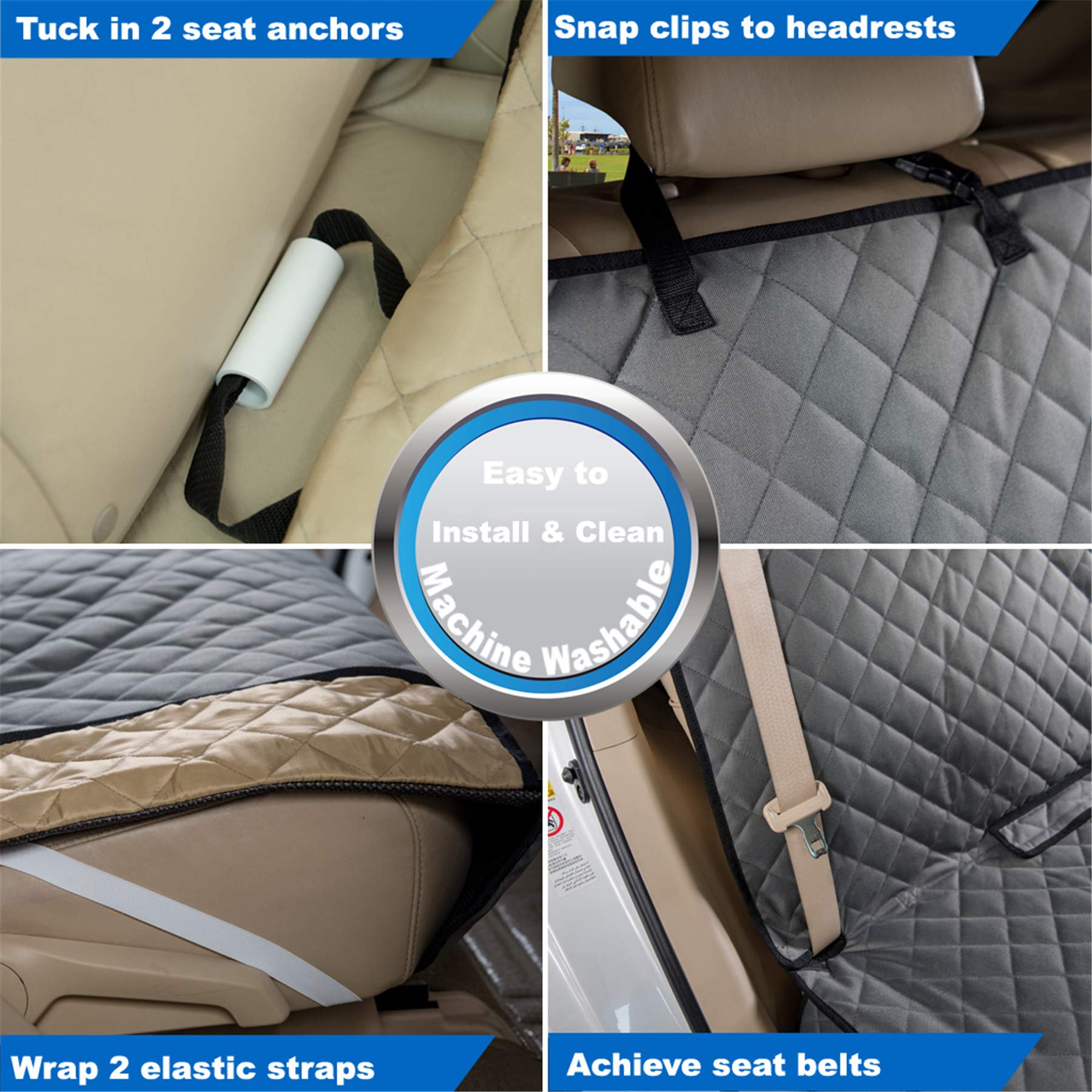 ViewPets universal size 49x56 inches covers most vehicles for versatile use.