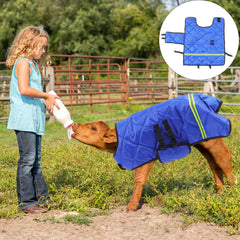 VILLCASE goat warm coat belly protection demonstrates full-body coverage for cold days
