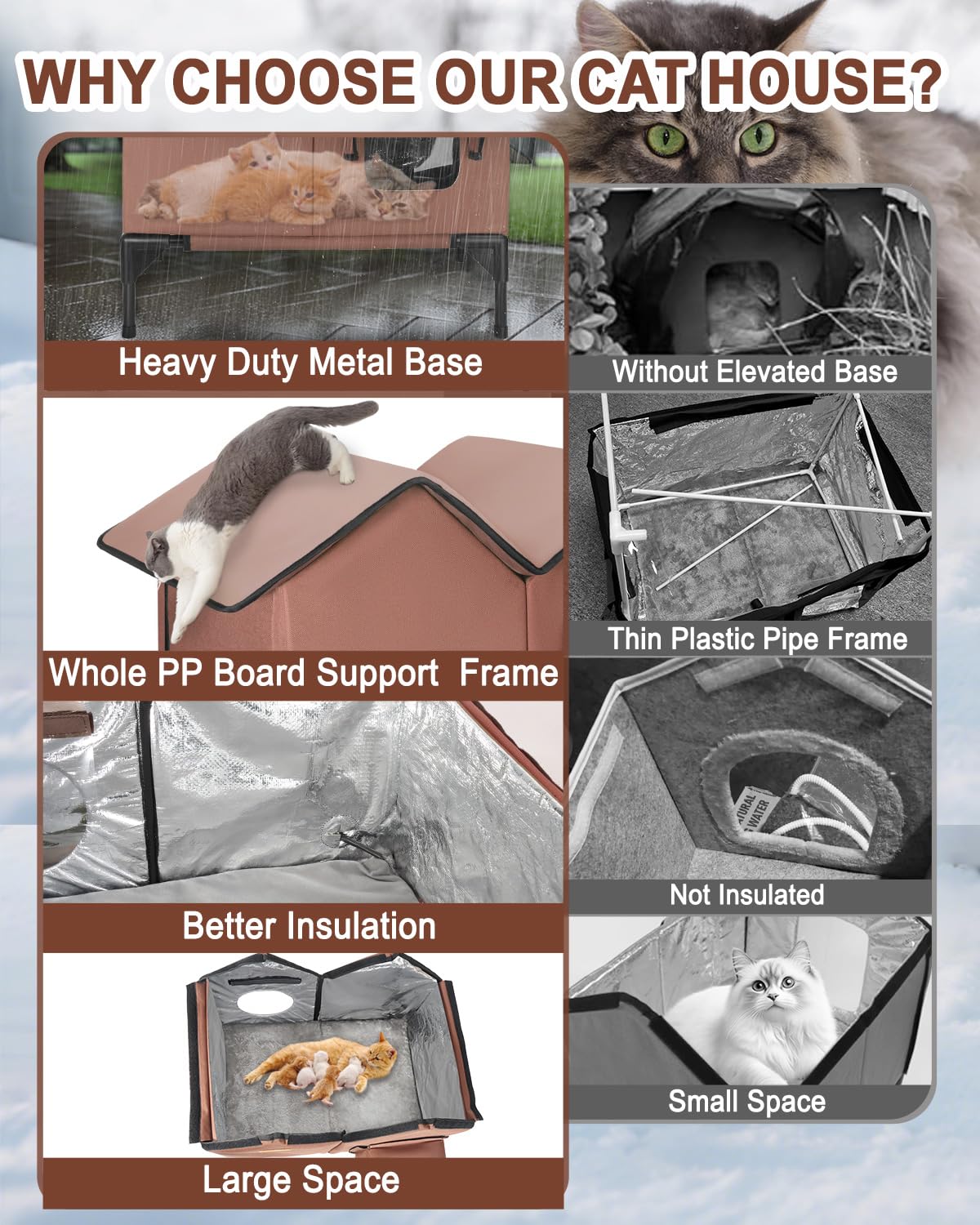 VILRAK easy tool-free assembly with hook-and-loop fasteners