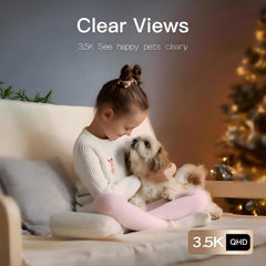 VIMTAG 3.5K camera 360° pan-tilt delivers full-room coverage.