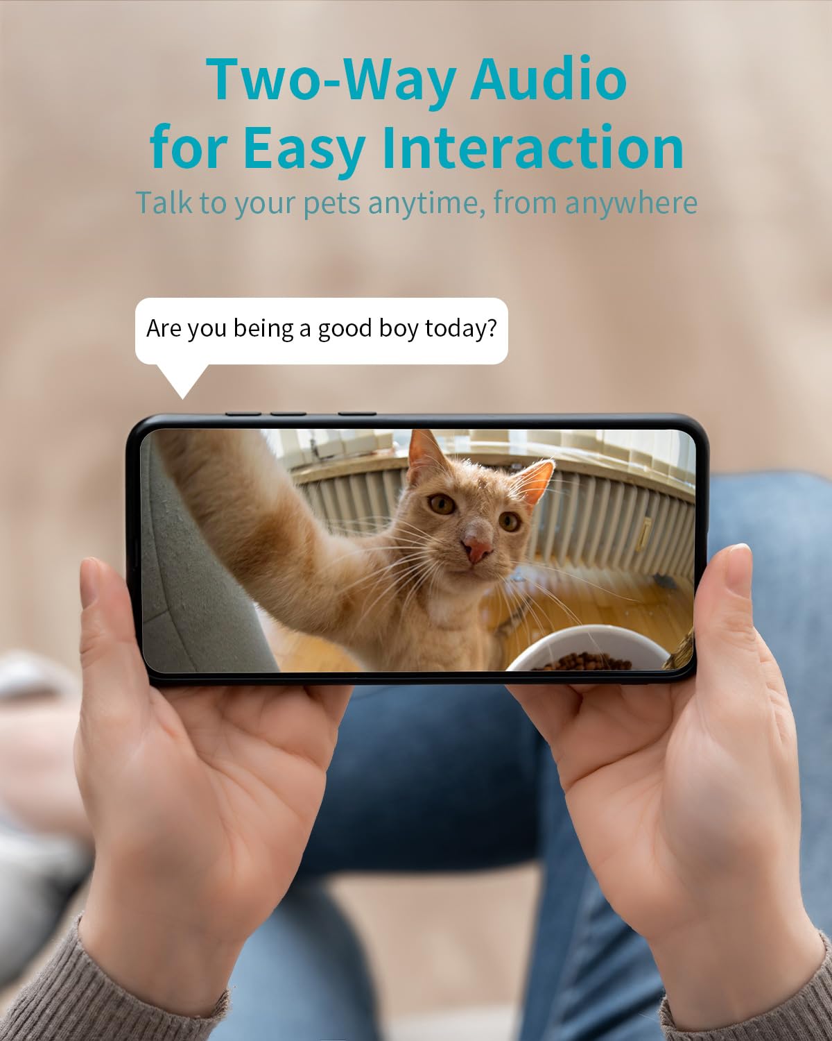 VIMTAG pet-baby-monitor application-friendly design helps families stay connected