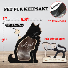 VINARTSVN pet fur keepsake kit packaging highlights gift-ready contents