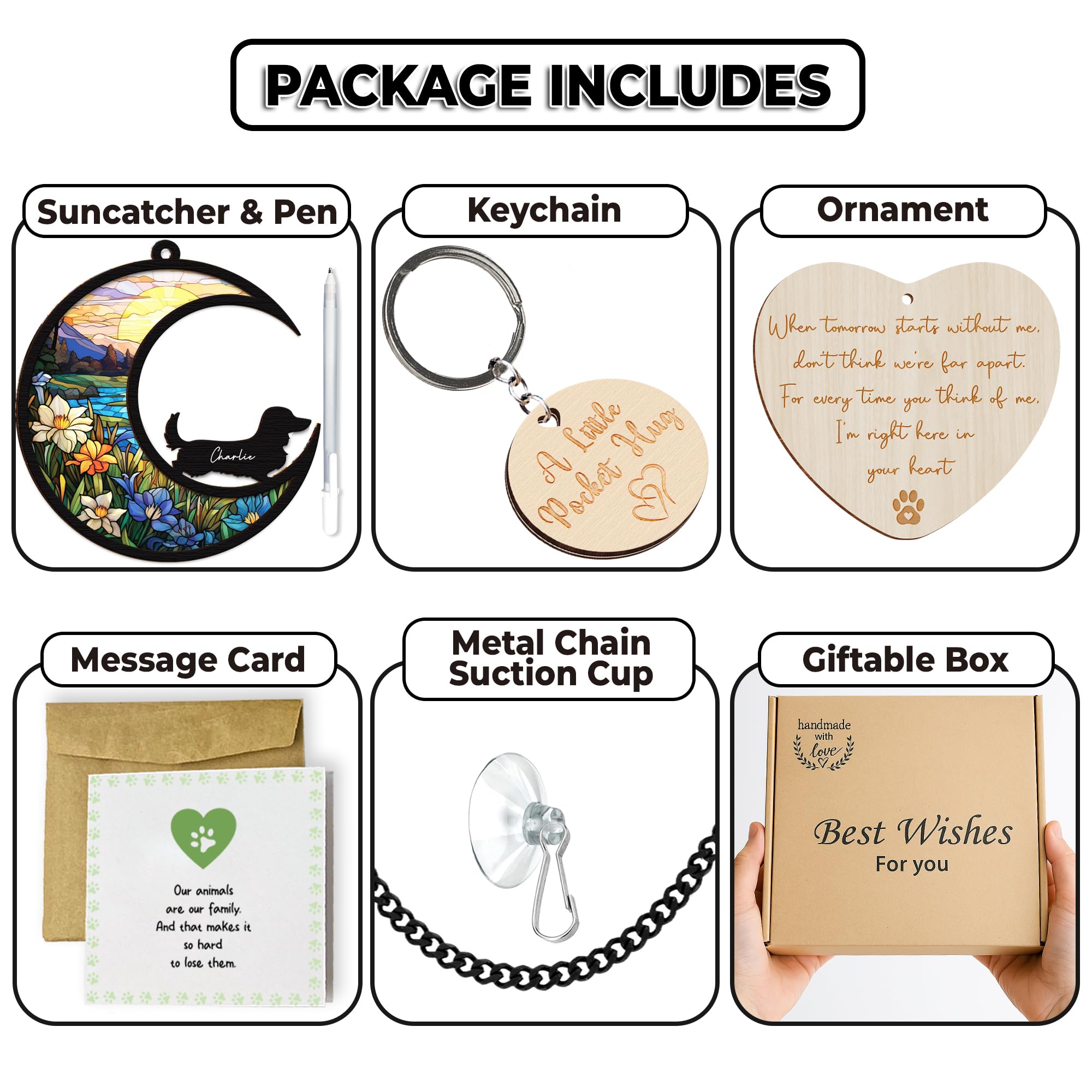 Vinatimes included pen allows personal messages directly onto the keepsake.
