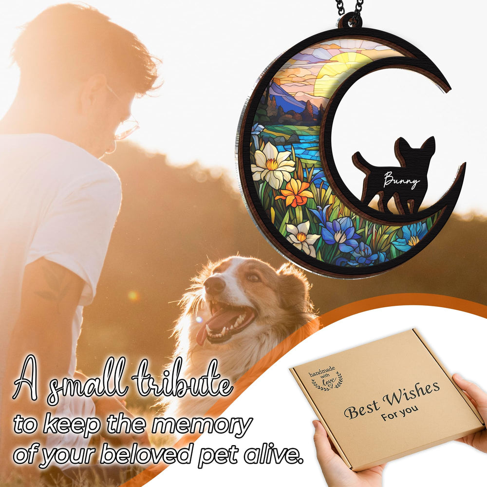 Vinatimes included pen to inscribe a dog name or message on the suncatcher