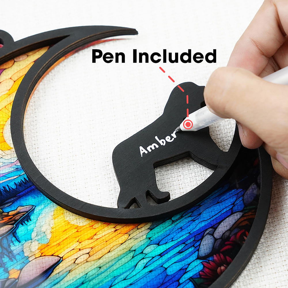 VinaTimes adjustable iron chain enables easy hanging in windows or cars.